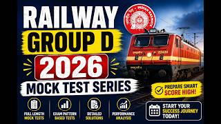 Railway Group D 2026 Mock Test Series #1 | Full Length Practice Test | Latest Pattern Questions