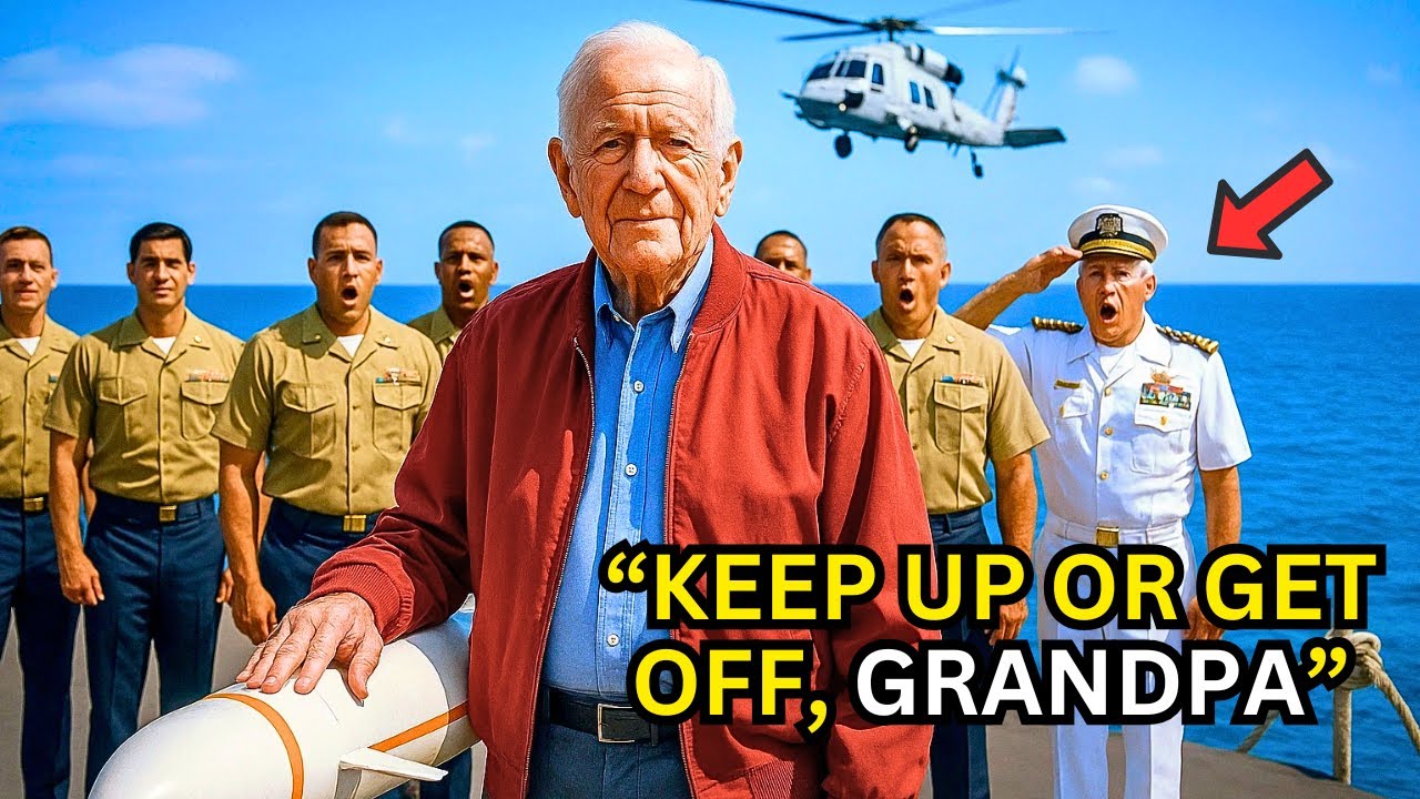 Petty Officer Asked the Old Veteran His Rank as a Joke — Until “Vice Admiral” Left Him Speechless