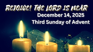 🕊️🤲December 14, 2025  Gospel, Reflection and Prayer  /   Third Sunday of Advent  #advent