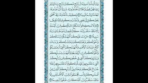 سورة النساء الوجه (5) الصفحة 81..