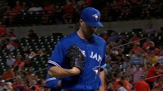 TOR@BAL: Happ whiffs Trumbo to end the threat