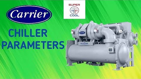 CARRIER CHILLER ALL PARAMETER WITH SETPOINT CHANGE #chillerac #chiller #chillers #hvac #operator