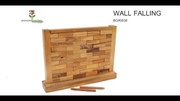 How to play : Wall Falling (Jenga wall)