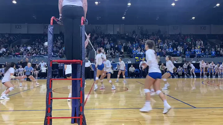 Watch Marian clinch volleyball state title over An...