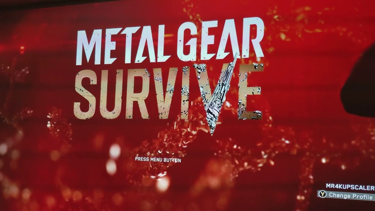 Mr4KSOLID : METAL GEAR SURVIVE - On BenQ 4KHDR Projector : Xbox One X Enhanced