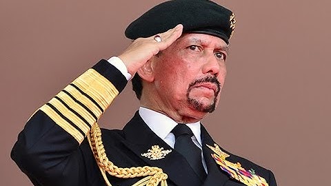 Brunei Sultan Hassanal Bolkiah arrives for state visit