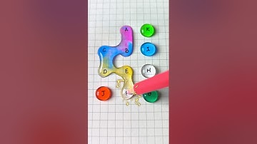 Vẽ một nét nối giọt nước theo bảng chữ cái #drawing #maths #quiz #games #funny #shorts