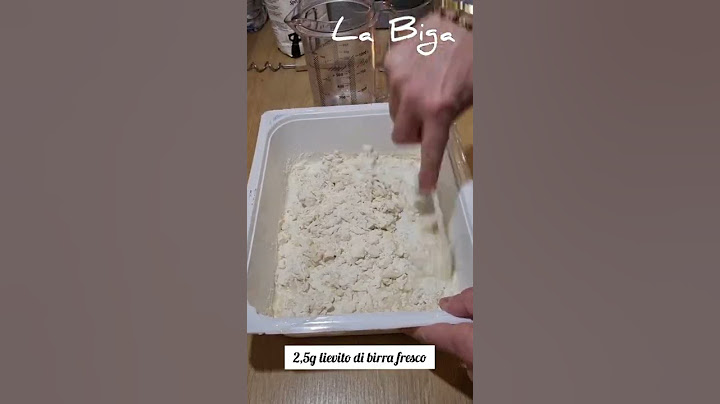Come si prepara la biga prefermento per impastare pane e pizza