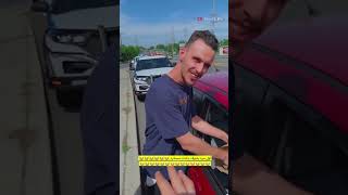 ردة فعل مكس على موكب الشرطة بعد حادث صديقه بسيارة 😱😂🇺🇸