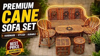 Premium Cane Sofa Chair &amp; Table Set |Home Cafe Hotel &amp; Outdoor Furniture | Wholesale Price .