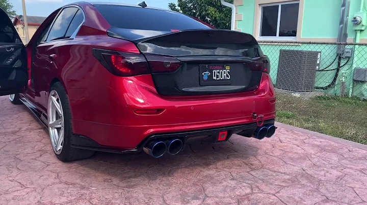 Loud! Infiniti 3.0T with Motordyne Exhaust (Thunder Resonator)