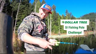 Dollar Store Fishing Pole Challenge