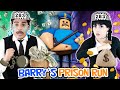 ESCAPAMOS DEL POLICIA LOCO MERLINA Y HOMERO ADDAMS | BARRY´S PRISION roblox😱