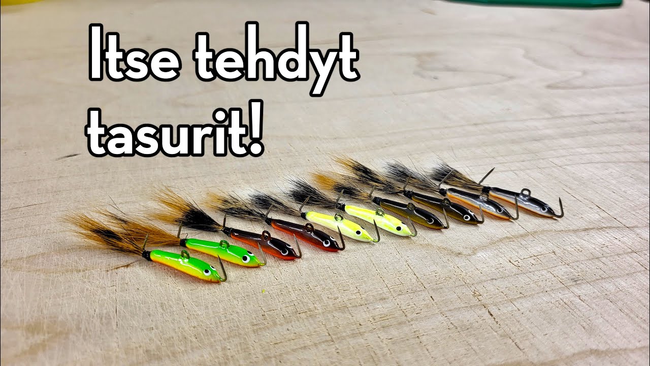 Tasapainopilkkien valmistus - Sidotaan pyrstöt ja koukut kuntoon