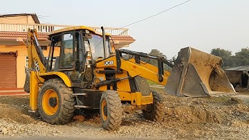 JCB Dozer Leveling Home Ground - JCB Digger Working Video 6