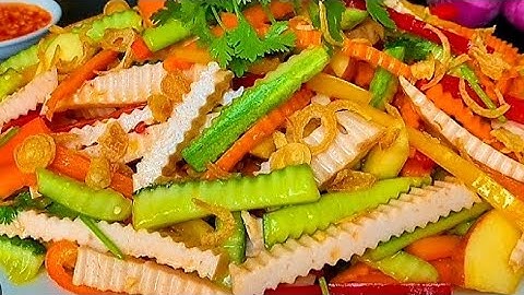 Cách Làm GỎI CHẢ LỤA Ngon Chua Chua Ngọt Ngọt Giòn Sừng Sựt  Chuẩn Vị Cho Ngày Tết
