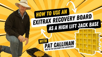 How to use an Exitrax Recovery Board as a High Lift Jack Base & Joining 2 Recovery Boards Together