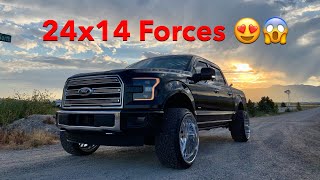 2016 F-150 Limited 3.5L Ecoboost on 24x14 American Force Kash Wheels w/ Toyo tires