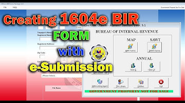 BIR 1604e Form with e-Submission Complete and Detailed Step By Step