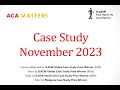 How to pass the aca case study exam fdm november 2023