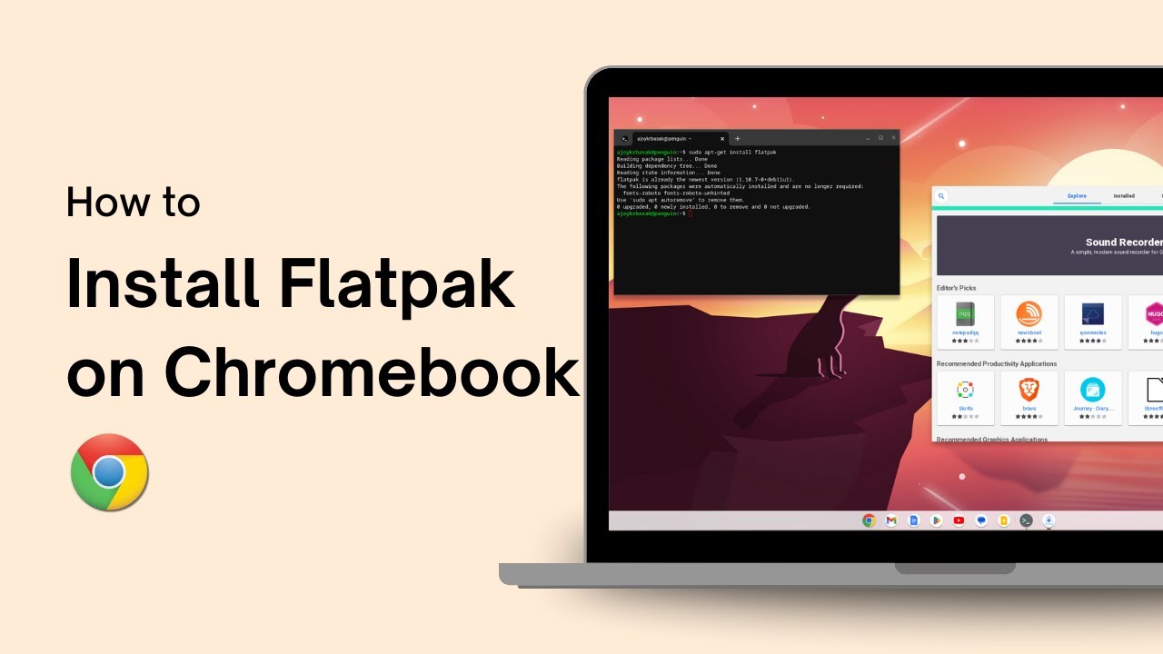 How to Install Flatpak on Chromebook - YouTube