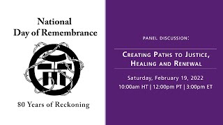 Creating Paths to Justice, Healing and Renewal