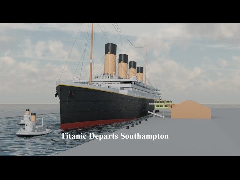 Titanic Departs from