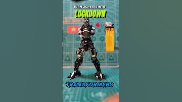 Part 4 : Building LOCKDOWN (Transformerss From Lighters #handmade #transformers #lockdown