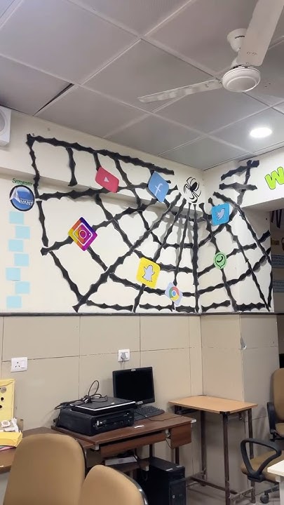 Computer lab decoration ideas #decorationideas - YouTube