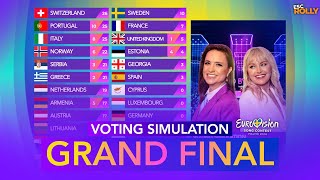 Eurovision 2024 Grand Final - Voting Simulation Fan Jury Your Voting