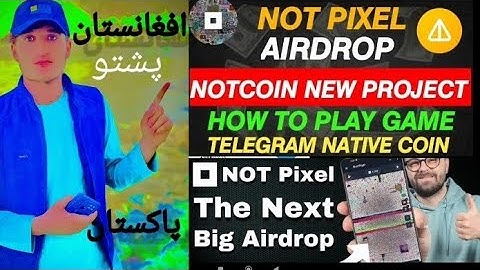 #Not pixel#notpixel#bitcoin #How to play gam#How to work in #notpixel#افغانستان #پشتو