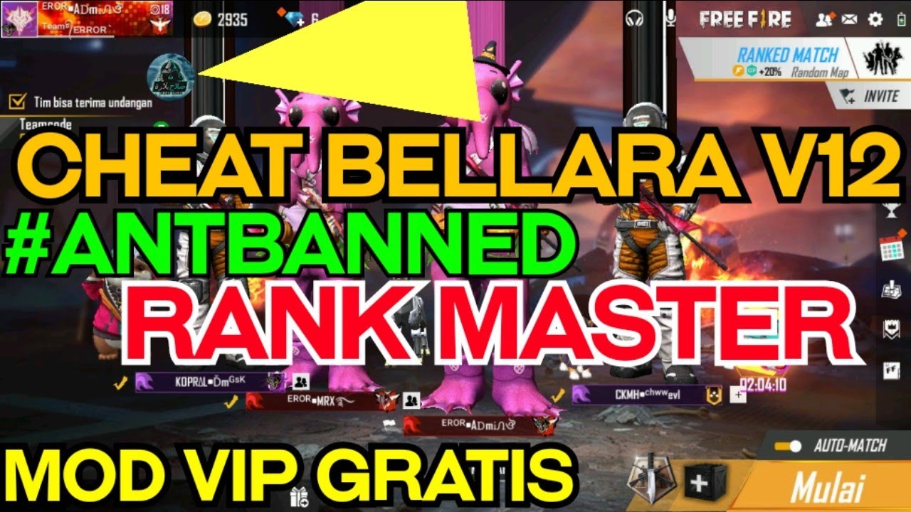 Cheat Ff Terbaru 2020 Mod Menu | BELLARA V12 #AntBanned