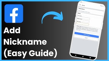 How To Add A Nickname On Facebook !