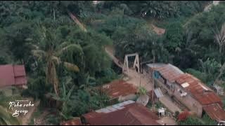 Hasil rekaman video Drone tanpa gimbal lokasi desa Aloban