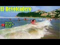 El REVOLCADERO Playa con alto oleaje en Acapulco 🌞 🌴🌲 🍇 🌎