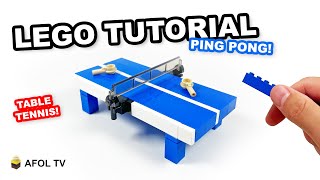 LEGO Ping Pong Table (Tutorial!)