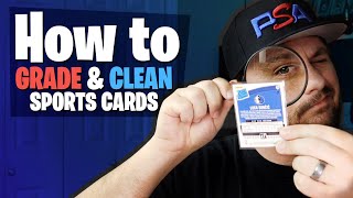 How To Grade & Clean Your Sports Cards Before Submitting to PSA, BGS, or SGC #sportscards #thehobby screenshot 3