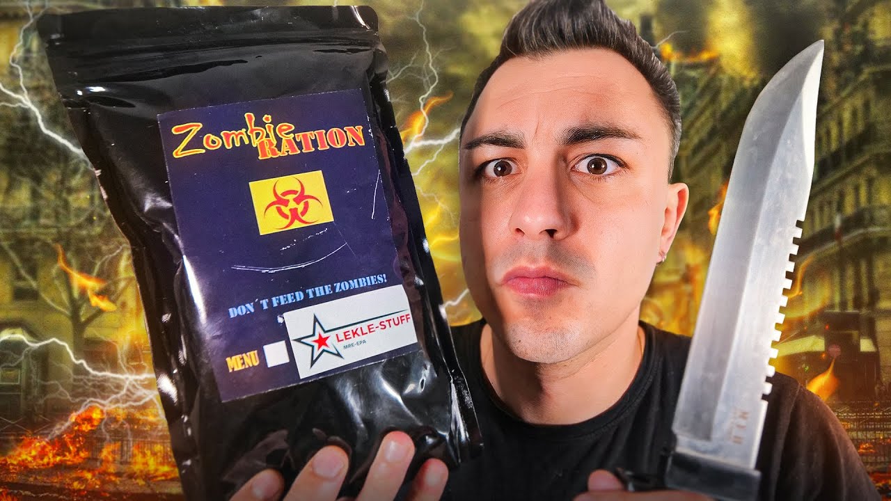 RATION DE COMBAT ZOMBIE APOCALYPSE ! - YouTube
