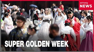 Travel-related industries prepare for over 200,000 tourists over "Super Golden Week" holiday
