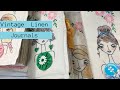 Making a Journal from Vintage Linens