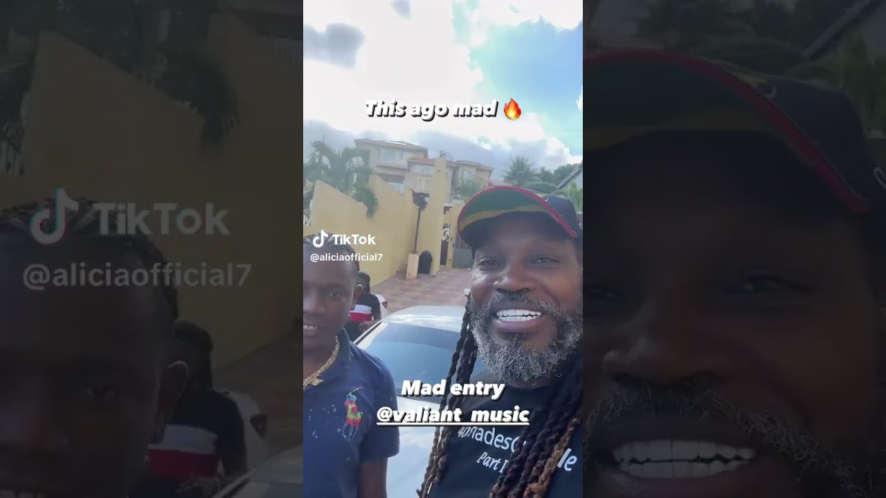 valiant link up Chris Gayle | a mad me a mad out | move out dah way 🔥 🔥
