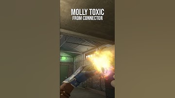 molly toxic barrels from connector Overpass CS2 #cs2 #counterstrike2 #shorts