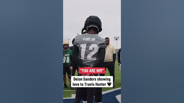Coach Prime supporting his guy 🙌 (Via @welloffmedia)
