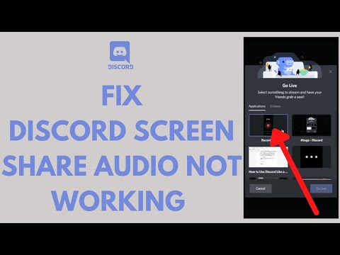 How to Fix Discord Screen Share Audio Not Working (2021) | Can't Share
