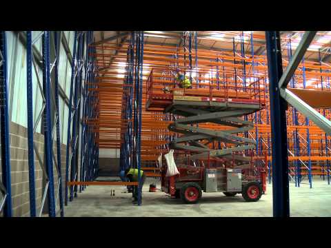 Timelapse - How To Build Pallet Racking By