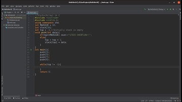 Stacks in c++ (Arrays)