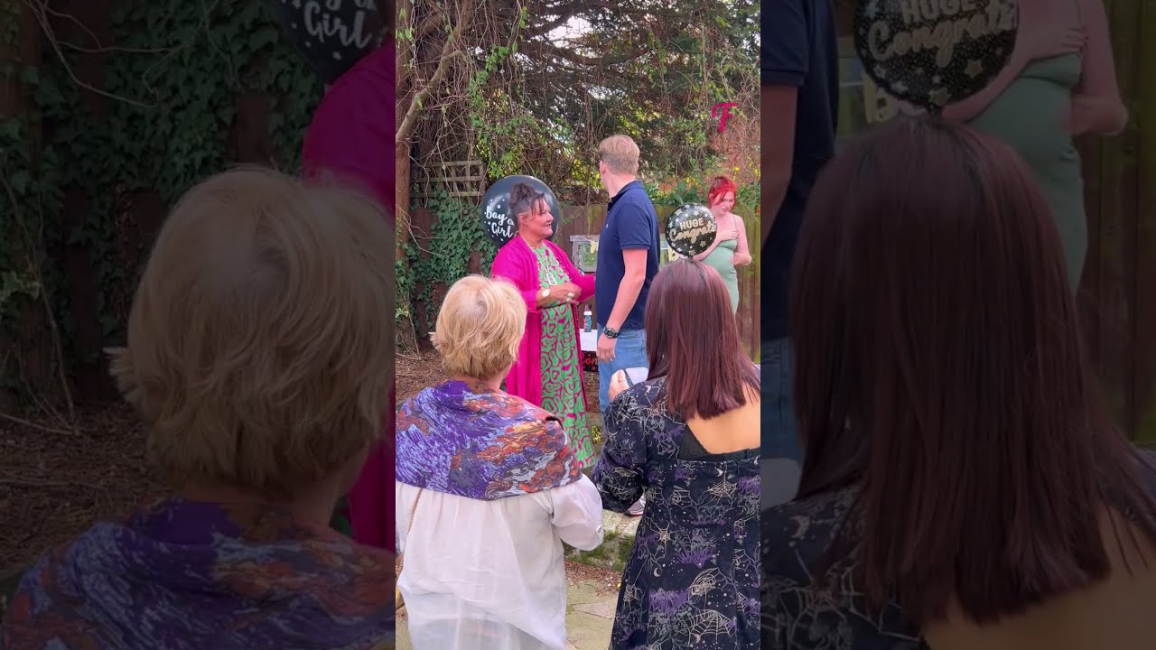 Mother In Law Steals The Spotlight At Gender Reveal Shorts