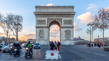 Arc de Triomphe - Paris - Time Lapse