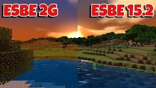(ESBE 15.2 VS ESBE 2G) Ultra Realistic Shader Comparison Minecraft PE 1.11.4+ screenshot 4