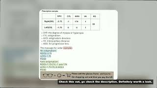 Custom A Pair Prescription Of Optical Lens GREEN-EMI Aspheric Myopia Presbyopia Scratch-resistant 1
